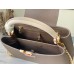 Louis Vuitton Capucines MM Bag with Chain Braided Leather Strap M59516