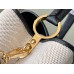 Louis Vuitton Capucines MM Bag in Canvas with Black Leather M59872