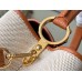 Louis Vuitton Capucines MM Bag in Canvas with Brown Leather M59969
