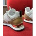 Louis Vuitton Women's Run Away Sneakers in Damier Azur with Leather