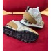 Louis Vuitton Women's Run Away Sneakers in Damier Azur with Leather
