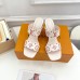 Louis Vuitton Silhouette Mules In Monogram-embossed Leather