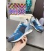 Louis Vuitton Women's Run Away Sneakers In Blue Monogram Denim