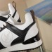 Louis Vuitton Women's Run Away Sneakers In Black/White Leather