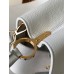 Louis Vuitton Capucines BB Bag in White Taurillon Leather M55832