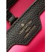 Louis Vuitton Capucines BB Bag in Black Taurillon Leather M94755