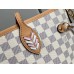 Louis Vuitton Damier Azur Neverfull MM Bag With Braided Strap N50047