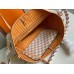 Louis Vuitton Damier Azur Neverfull MM Bag With Braided Strap N50047