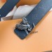 Louis Vuitton LV Dove 40MM Reversible Belt In Monogram Eclipse Canvas M0576V