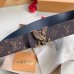 Louis Vuitton LV Dove 40MM Reversible Belt In Monogram Canvas M0577T