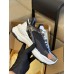 Louis Vuitton Women's Run 55 Sneakers In Black Technical Materials