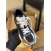 Louis Vuitton Women's Run 55 Sneakers In Black Technical Materials