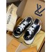 Louis Vuitton Women's Run 55 Sneakers In Black Technical Materials