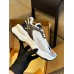 Louis Vuitton Women's Run 55 Sneakers In White Technical Materials