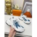 Louis Vuitton Women's Run 55 Sneakers In Blue Monogram Denim
