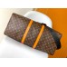 Louis Vuitton Keepall Bandouliere 55 Bag in Monogram Macassar Canvas M46702