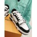 Louis Vuitton Men's LV Trainer Sneakers in Black Denim with Mesh