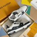 Louis Vuitton Men's LV Trainer Sneakers in Mini Monogram-embossed Leather