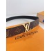 Louis Vuitton LV Initiales 30MM Reversible Belt in Monogram Canvas M0565V