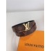 Louis Vuitton LV Initiales 30MM Reversible Belt in Monogram Canvas M0565V
