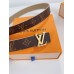 Louis Vuitton LV Initiales 30MM Reversible Belt in Monogram Canvas M0646V