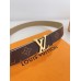 Louis Vuitton LV Initiales 30MM Reversible Belt in Monogram Canvas M0646V