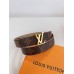 Louis Vuitton LV Initiales 30MM Reversible Belt in Monogram Canvas M0646V
