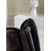 Louis Vuitton Zippy Vertical Wallet In Monogram Macassar Canvas M60109