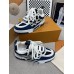 Louis Vuitton LV Skate Sneakers in Blue Mix Materials