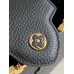 Louis Vuitton Capucines Mini Bag with Metallic Monogram Flowers M56669
