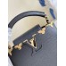 Louis Vuitton Capucines Mini Bag with Metallic Monogram Flowers M56669