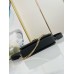 Louis Vuitton Oxford Lockme Bag in Black Leather M22735