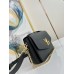 Louis Vuitton Oxford Lockme Bag in Black Leather M22735