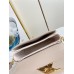 Louis Vuitton Oxford Lockme Bag in Greige Leather M22792