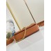Louis Vuitton Oxford Lockme Bag in Brown Leather M22952