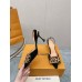 Louis Vuitton Blossom Slingback Pumps 75mm with Hairy Bow