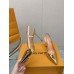 Louis Vuitton Blossom Slingback Pumps 95mm in Gold Leather