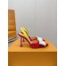 Louis Vuitton Blossom Slingback Pumps 95mm with Patent Leather Bow