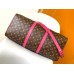 Louis Vuitton Keepall Bandouliere 50 Bag in Monogram Macassar Canvas M46773