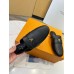 Louis Vuitton LV Capri Open Back Loafers in Black Leather
