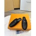 Louis Vuitton LV Capri Open Back Loafers in Black Leather