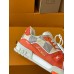 Louis Vuitton Men's LV Trainer Sneakers in Orange Damier Canvas
