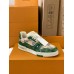 Louis Vuitton Men's LV Trainer Sneakers in Green Damier Canvas