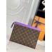 Louis Vuitton Pochette Voyage MM in Monogram Macassar Canvas M82859