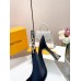 Louis Vuitton Sparkle Slingback Pumps 95mm in Black Leather