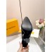 Louis Vuitton Sparkle Slingback Pumps 95mm in Black Leather