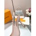 Louis Vuitton Sparkle Slingback Pumps 95mm in Nude Leather