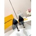 Louis Vuitton Sparkle Pumps 95mm in Black Leather