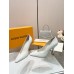 Louis Vuitton Sparkle Pumps 95mm in White Leather