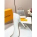 Louis Vuitton Sparkle Pumps 95mm in White Leather
